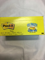 Post It Notes 18 Pad Cabinet Pack 73mm x 73mm Yellow