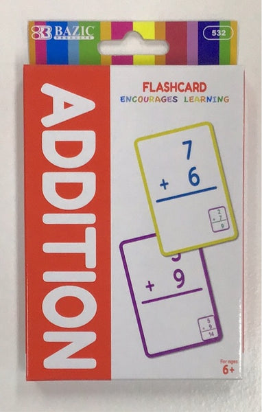 Bazic Addition Flash Cards