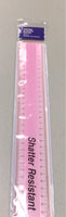 Tinted Plastic Shatter Ruler 30cm