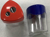 Stat Double Metal Sharpener with Canister