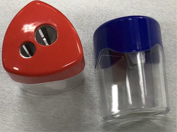 Stat Double Metal Sharpener with Canister