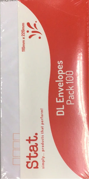 Stat DL Envelopes 100PK