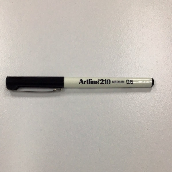 Artline Pen 210 Fineline Medium Black