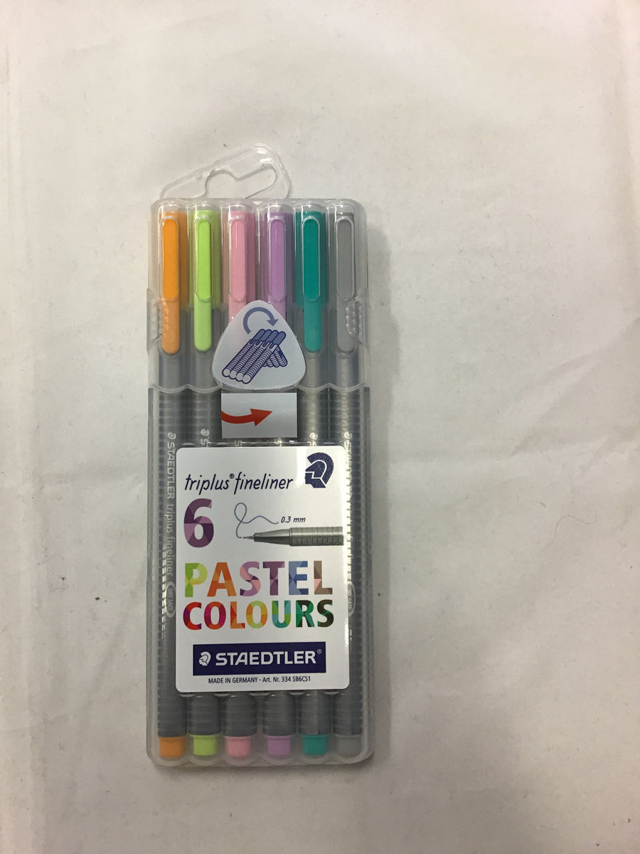 Staedtler Triplus Fineliner Pastel 6-pack