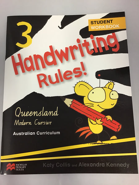 3 Handwriting Rules Queensland Modern Cursive