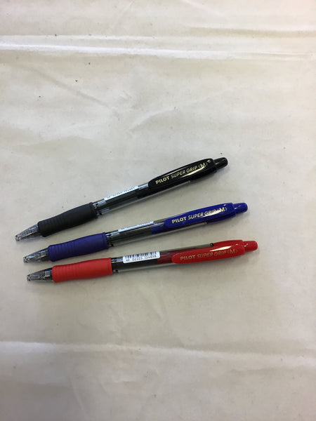 Pilot Supergrip a Medium Retractable Pen ass Colours – One Stop