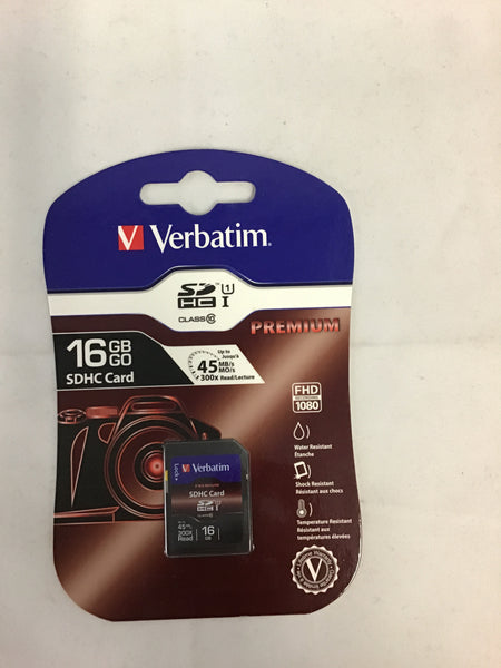 Verbatim Premium SDHC Card 16Gb