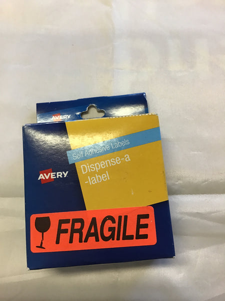 Avery Self Adhesive Label Fragile 125 Labels