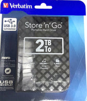 Verbatim Store ‘n’ Go Portable Hard Drive 2TB