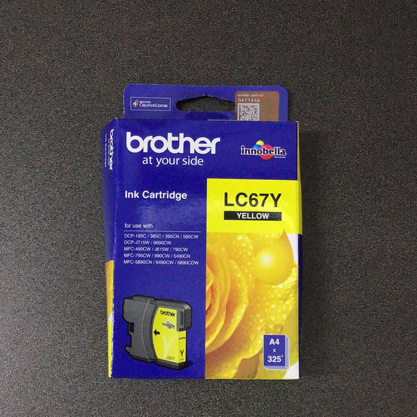 Brother LC67Y yellow printer cartridge