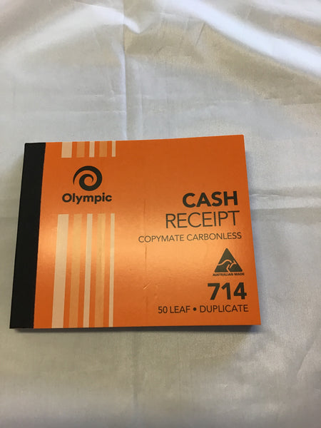 Olympic Cash Receipts Carbonless No 714 50 leaf