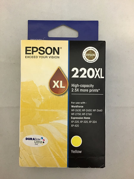 Epson 220XL Yellow Ink Cartridge