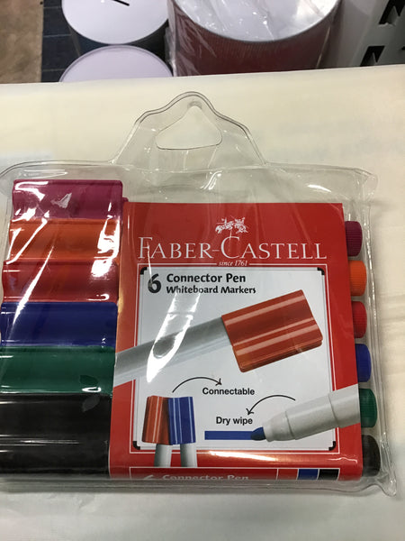 Faber Castell 6 Connector Pen Whiteboard