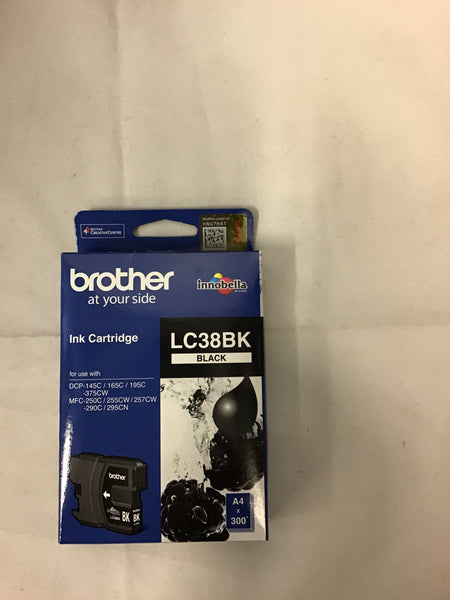 Brother LC 38 Black Printer Cartridge