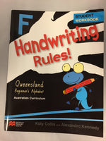 F Handwriting Rules Queensland Beginners Alphabet