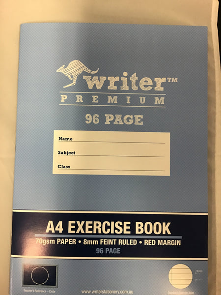 Writer Premium A4 Exercise Book 96 page