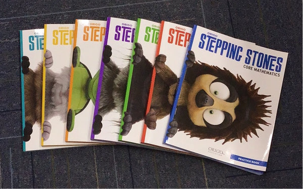 Assorted Origo Stepping Stones core mathematics practice book