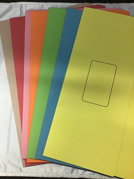 Marbig Slimpick Document Wallet Foolscap Assorted Colours