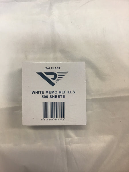 Italplast White memo Refills 500pk