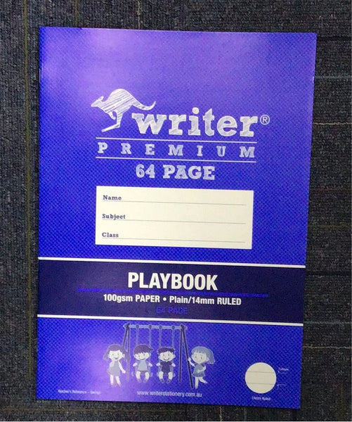Writer playbook 14mm ruled/plain