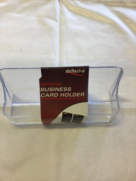 Deflecto Vertical Business Card Holder Twin