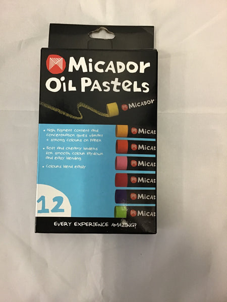 Micador Oil Pastels 12 Pack