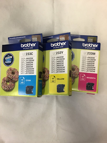 Brother LC 233 Printer Cartridge Colour