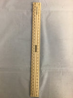 Osmer Wooden Ruler 30cm