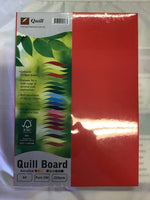 Quill Cardboard A4 210gsm Pk 100 Assorted Colours