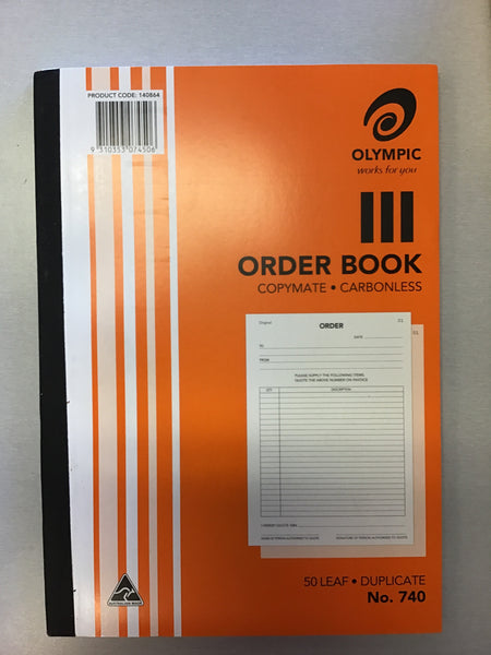 Olympic Order Book No 740