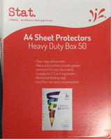 Stat Heavy Duty A4 Sheet Protectors Box50