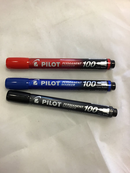 Pilot Permanent Marker 100 - Fine Point - Blue