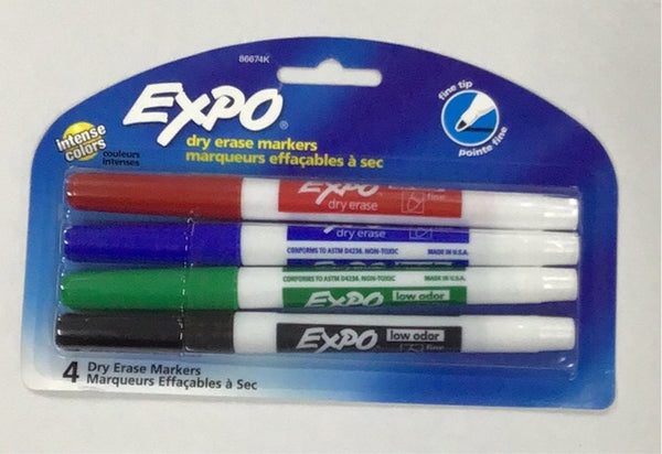 Whiteboard markers Expo pk 4