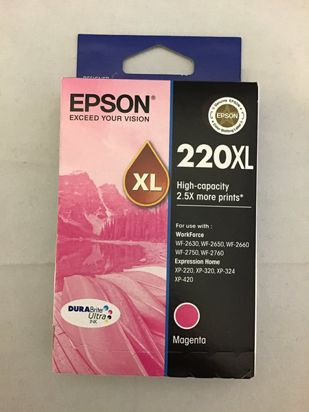 Epson 220XL Magenta Ink Cartridge