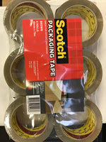 Scotch Packaging Tape Brown 6 Rolls 48mmx75m