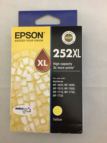 Epson 252XL Yellow Ink Cartridge