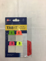 Avery Tab It Mini Tabs 40 Adhesive