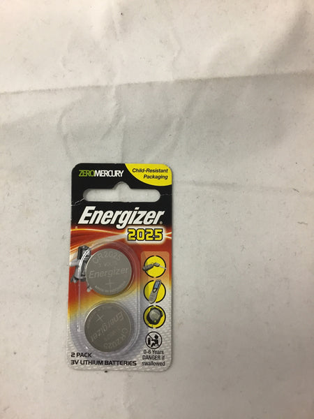 Energizer 2025 Button Battery 2pk