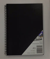 Black A5 presentation diary 90pg