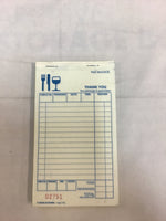 Zions Restaurant Docket Book  Carbonless 50numbers