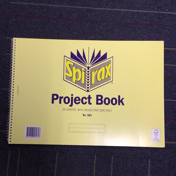 Spirax Project Book 581