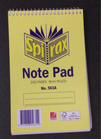 Spirax 200pg note pad No. 563A