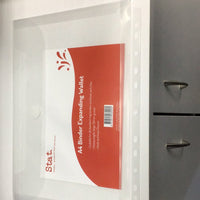 Stat Expanding Binder Wallet A4 Clear